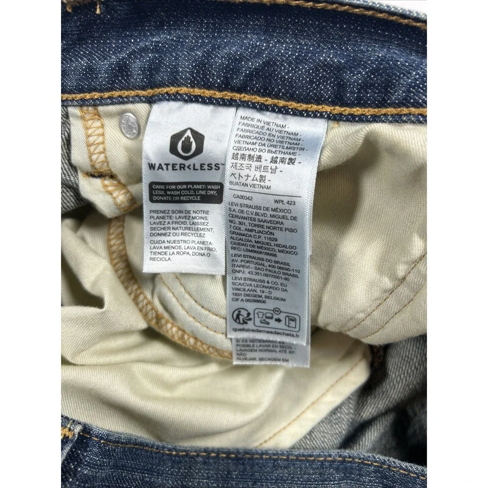 Levis 559 Jeans Mens 36x30 Blue Straight Leg Five Pocket Denim Classic Pants